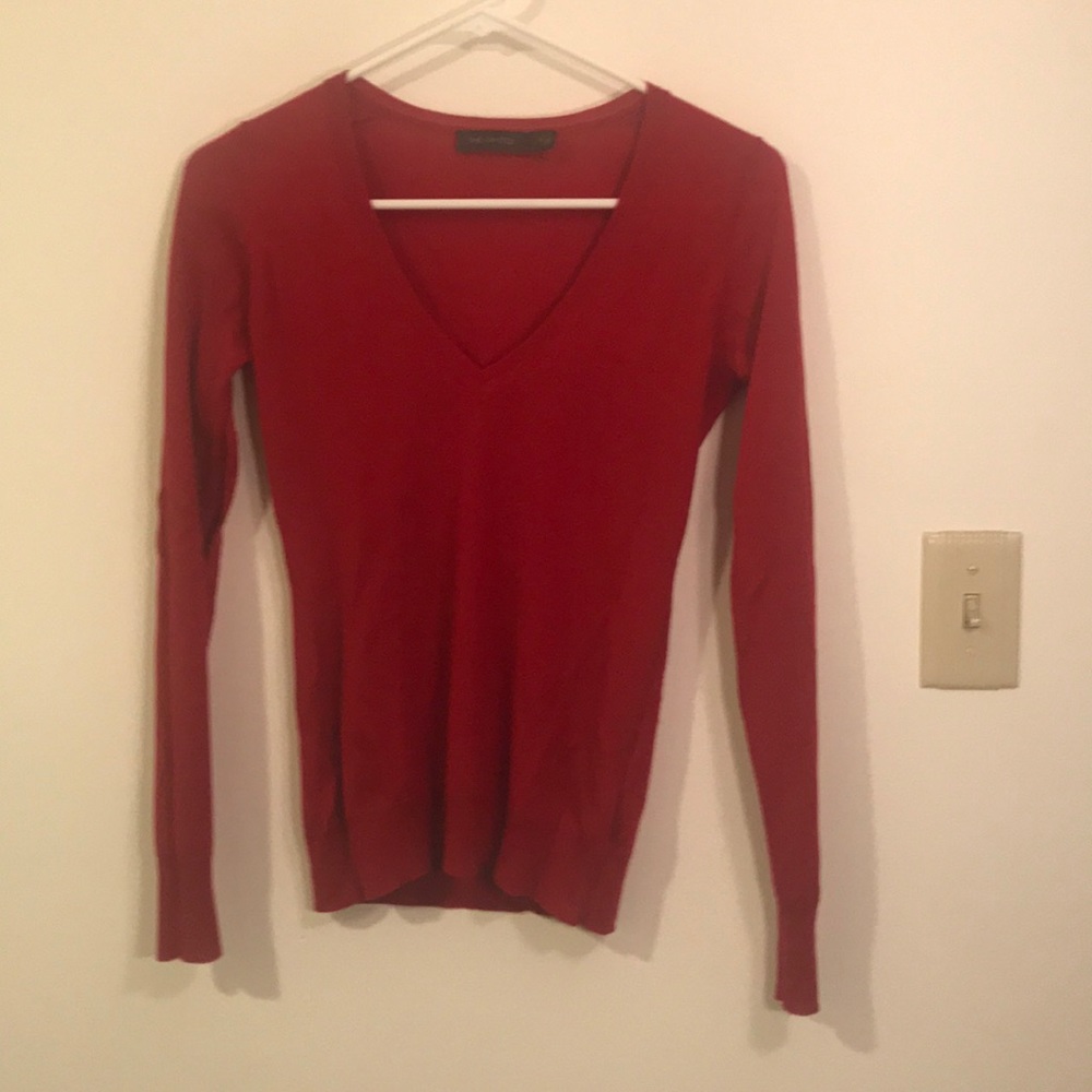 V-neck sweater